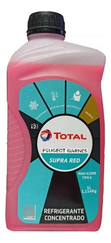 Liquido Refrigerante Total Rosa Fluor Peugeot 206