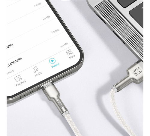 Cabo Carregador Turbo Para iPhone 11 12 13 14 Pro Carplay
