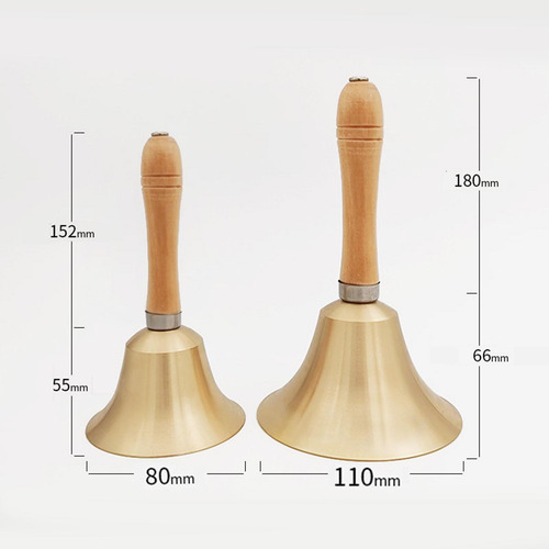 Campana De Mano, Campana De Servicio Con 80 Mm X 207 Mm