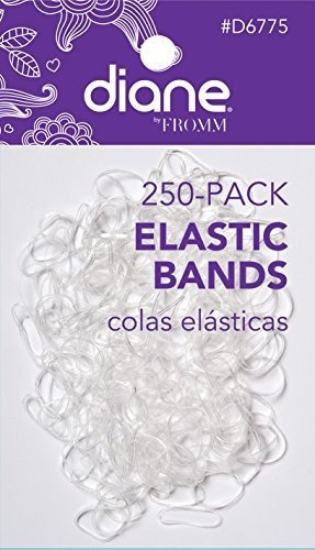 Diane Rubber Bands 250 Pack Clear