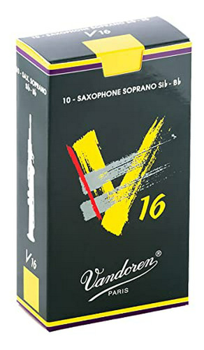 Vandoren Sr713 Soprano Sax V16 Cañas De La Fuerza 3; Caja De