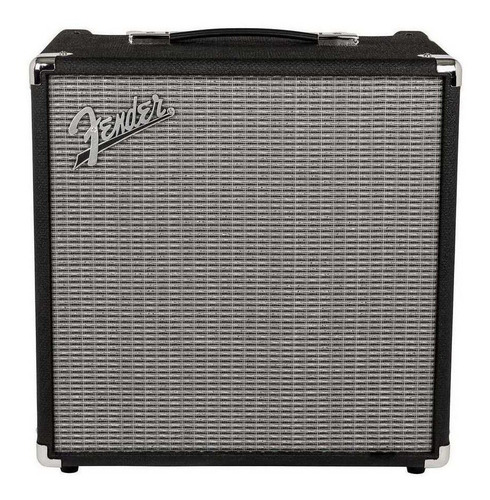 Amplificador Fender Rumble P/bajo De 40w Negro/plata 120v