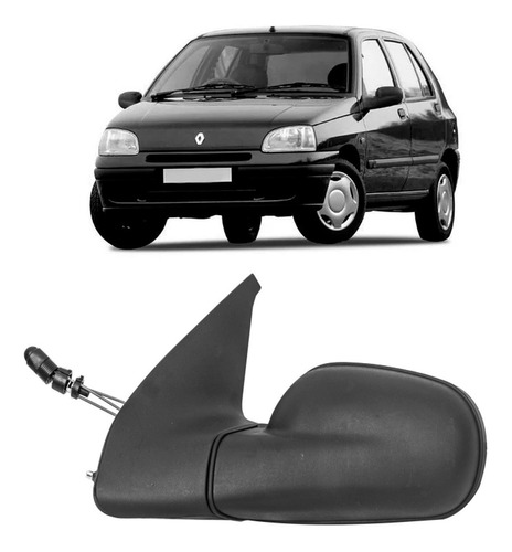 Espejo Renault Clio 1996 1997 1998 1999 Manual Izquierdo