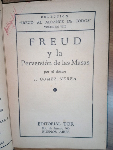 Freud Perversión Masas Histeria Femenina Gómez Nerea