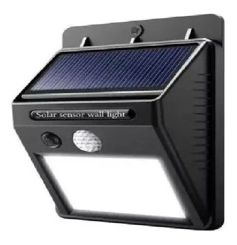 Lampara Celda Solar Energia 96 Leds Sensor Noche Recargable