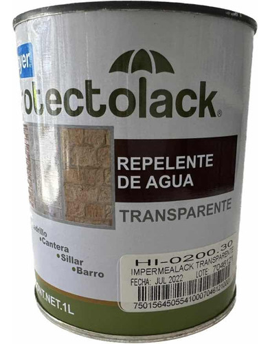 Sellador Cantera Ladrillo Concreto - Natural Repele Agua 1l