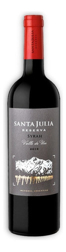 Vino Santa Julia Reserva Syrah 750ml Santa Rosa Mendoza