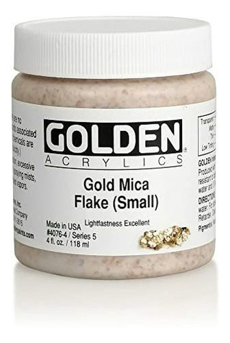 Medio Acrílico Golden Artist Colors Mica Dorada 4 Oz