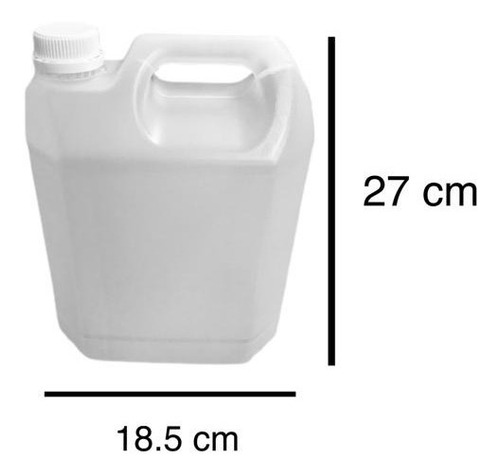 Imagen 2 de 10 de Bidones Plasticos 5 Litros Nuevo Material Reciclado X 60 U