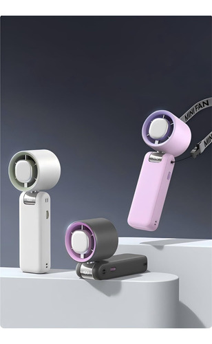 Ventilador Portátil De Mano, Batería Recargable De 4000 Mah.