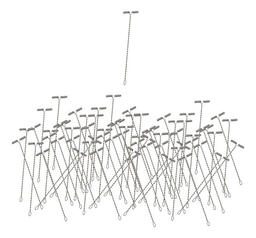 Fish Rig Balance Gancho De Cuerda Trenzado En Forma De 10cm