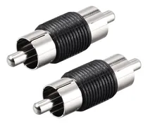 Comprar Pack 2 Adaptadores Rca Macho Para Audio Y Video, Nquel