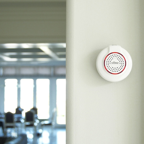 Imagen 4 de 4 de Sirena Dome Z-wave Domótica Smartthings Samsung Luz Wifi Led
