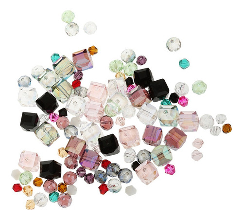 Paquete De 100 Surtidos De Cristal Diy Encantos Del Pelo