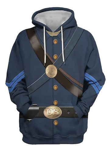 Marsvook 3d Printed Pullover Hoodie Costume Para Ee. Uu. Fam