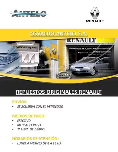Deflector De Aire Del. Derecho Renault Logan Sandero Orig.