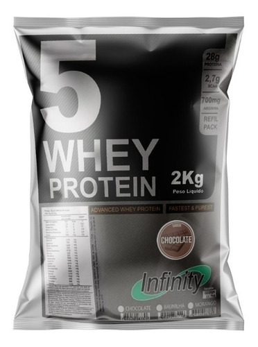 Whey 5w (contem Proteína Isolada) 2kg - Infinity Labs Wey