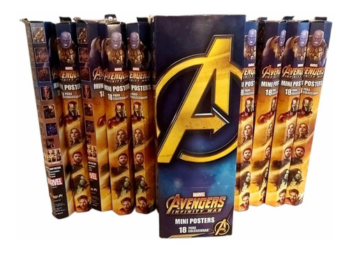 Paquete De 18 Posters Originales Avengers Remate