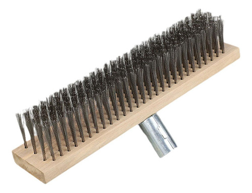 Escoba De Cerdas De Alambre De Alta Resistencia Para 40cm