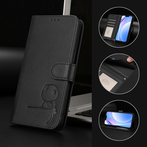 Funda Tipo Cartera Con Temática De Panda Para Cubot Note 40/p50/a10/a20/a30/max 5, Cierre Magnético, 3 Ranuras Para Tarjetas, A Prueba De Golpes