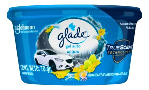 Ambientador Glade Car Gel Auto Nuevo