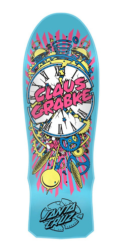 Shape Santa Cruz Grabke Exploding Clock Reissue 10 X 30 