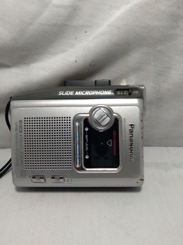 Mini Cassette Recorder Rq - L 31 . Panasonic . Prateado (Usado)
