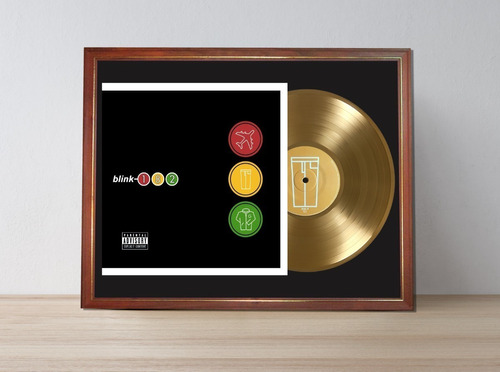 Blink 182 Take Off Your Pants And... Tapa Lp Disco Oro Marco