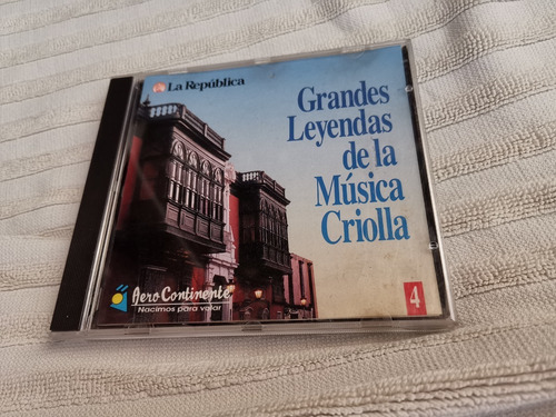 Cd Grandes Leyendas De La Música Criolla