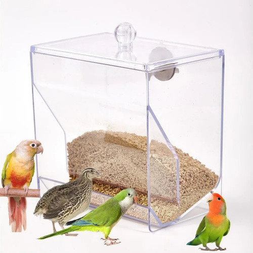 Comedero Automático Para Pájaros, Jaula 850ml Para