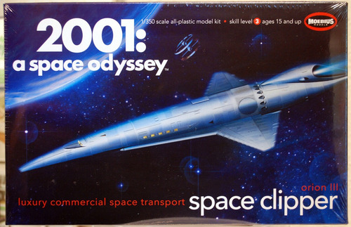 Space Odyssey Space Clipper Orion Iii 1/350 Kit Moebius