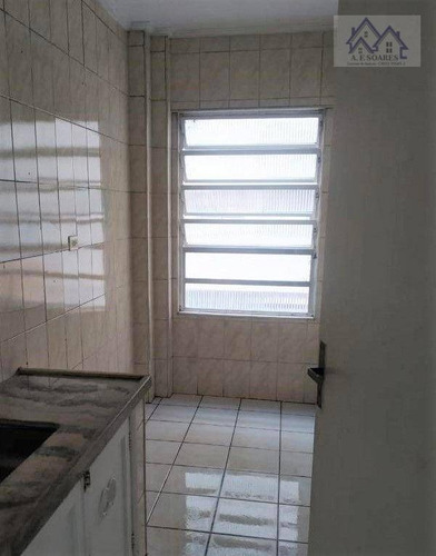 Apartamento Em Ponta Da Praia, Santos/sp De 45m² 1 Quartos Para Locação R$ 1.400,00/mes - Ap979233