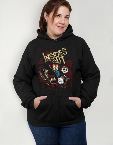 Halloween Sudadera Talla Grande Terror Curvy De Inside Out