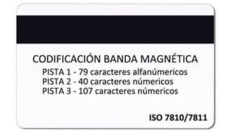 Imagen 3 de 7 de Tarjetas De Pvc Blancas Con Banda Magnetica Hi Co Cerraduras Control De Acceso Empleados Fabrica X 50u