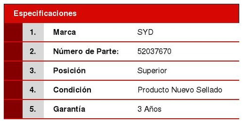 1 Rotula Para Horquilla Superior Ram 2500 94/99 52037670
