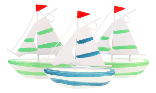 Decoración De Velero Mediterráneo Con Temática Oceánica, 3 P