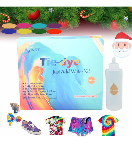 Easy Color Fast Tiedye Kit Para Niños Y Adultos Kit De...