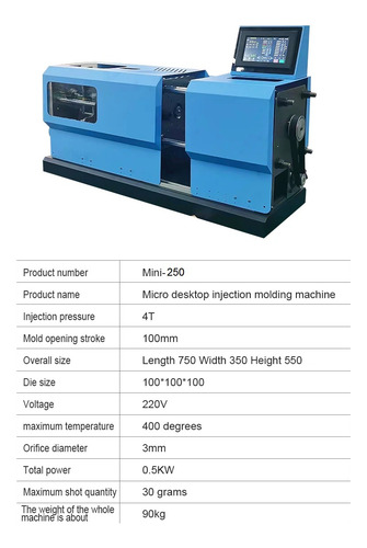Maquina Inyectora De Plastico Modelo Para Microindustria