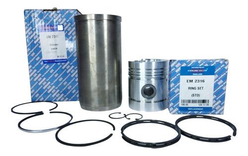 Liner Kit Camisa Anillo Piston Tractor Nuffield Ø100mm 1060