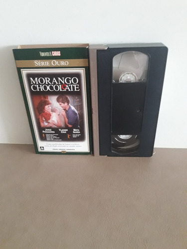 Fita Vhs Morango E Chocolate - Videoteca Caras Série Ouro (Usado)