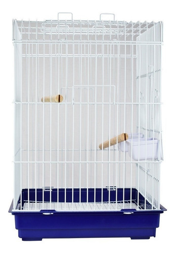 Imagen 3 de 4 de Jaula Para Aves Equipada Periquitos Loros C/ Bandeja Macao