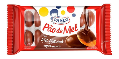 Pão de Mel com Cobertura de Chocolate Panco 200g
