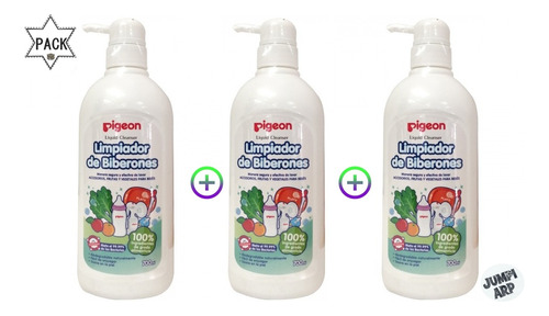 Pack 3 Unidades Pigeon Líquido Limpiador 700ml 