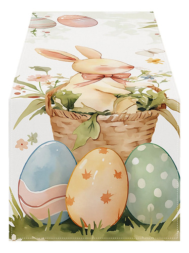 Caminos De Mesa De Pascua Con Huevo De Conejo | Pascua