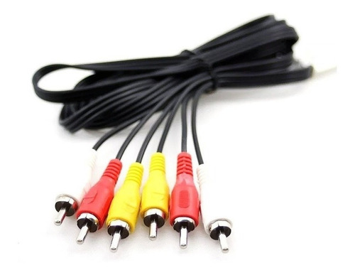 Cable Rca A Rca Cable De Audio Video Noga 1,8 Mts Tv Led Dvd