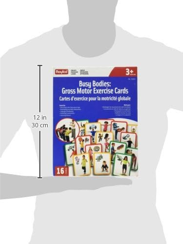 Roylco Rbusy Body Tarjetas De Ejercicios De Motricidad
