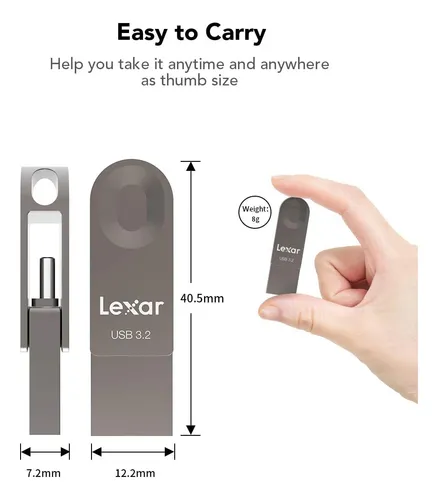 Lexar E32c 128gb Type-c Usb Flash Drive, Usb-a&usb-c 3.2 ...