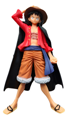 Figura One Piece Luffy Roronoa Zoro Con Capa 15 Cm