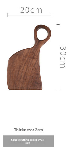 Irregular - Plato De Madera Para Cortar Carne De Nogal De Pr