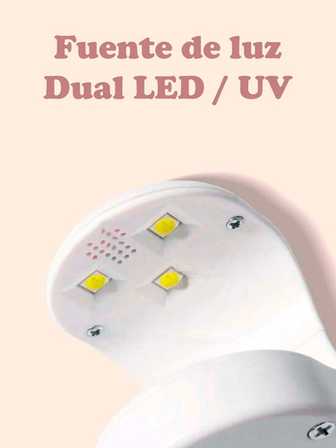 Lampara Led Usb Mini Un Dedo Secado De Gel Uñas Manicure